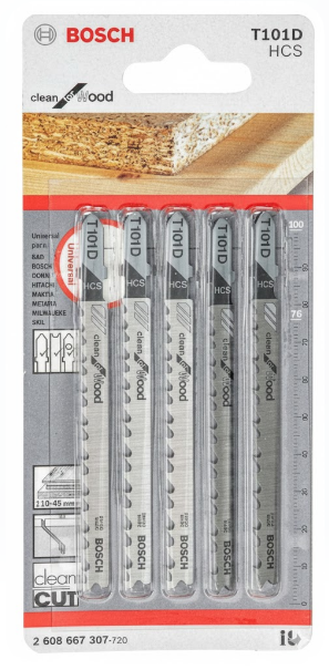 SEGUETA PARA CALADORA T101D MADERA 5 PZAS