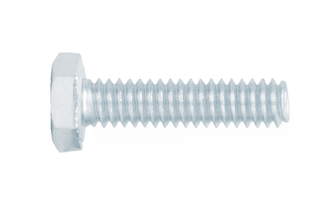 TORNILLO ACERO GALVANIZADO TIPO MAQUINA 1/4" X 1" (PIEZA)