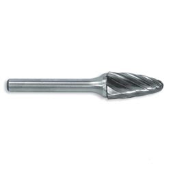LIMA ROTATIVA ARBOL PUNTA REDONDA 1/2", 1" 1/4", SF-5  PARA ALUMINIO