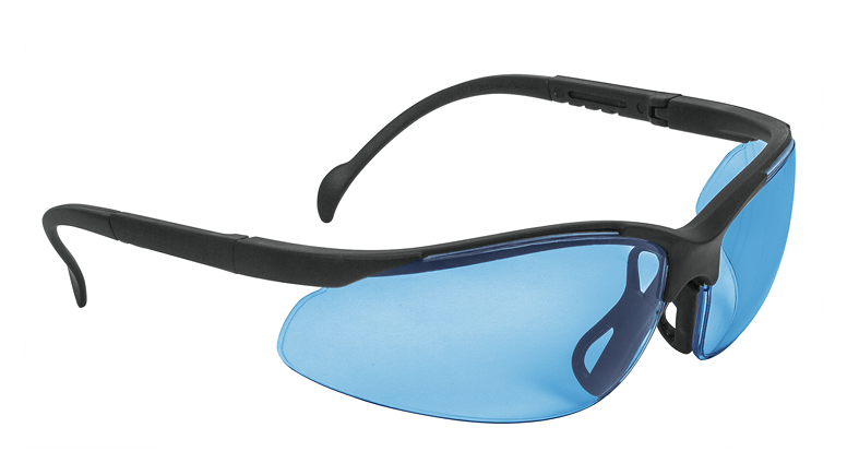 LENTES DEPORTIVOS DE SEGURIDAD, COLOR AZUL