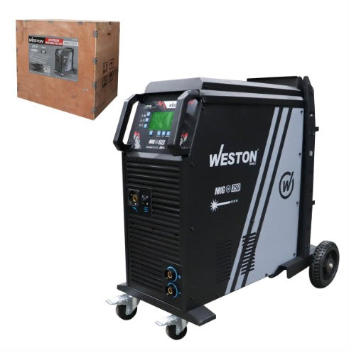 SOLDADOR INVERSOR MULTIPROCESOS, 250A, 220V, CON RUEDAS, WESTON MIG-250 (KITVENTAGRIZZ)