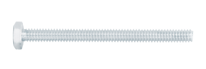 TORNILLO ACERO GALVANIZADO TIPO MAQUINA 1/4" X 3" (PIEZA)