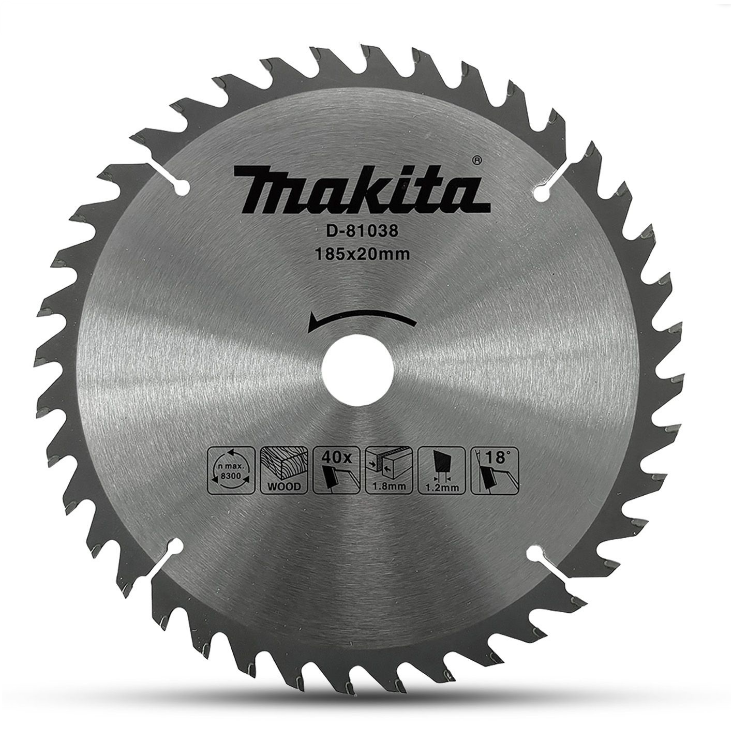 DISCO PARA SIERRA CIRCULAR 7-1/4" X 40D X 13/16" CON COPLE, MADERA