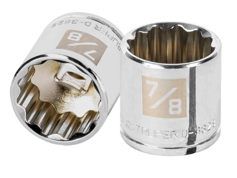 DADO DE 7/8", CUADRO DE 3/8", 12 PUNTAS, D-3828