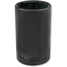 DADO DE IMPACTO DE 3/4", CUADRO DE 1/2", 12 PUNTAS, LARGO