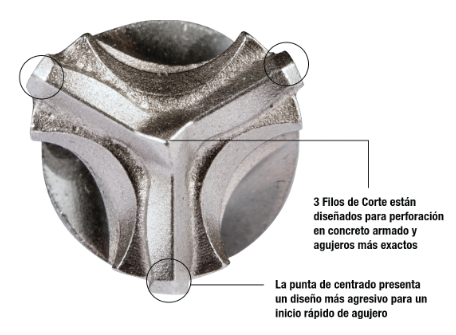BROCA SDS PLUS 3 FILOS 5/16"X12" (ANTES B-59461)