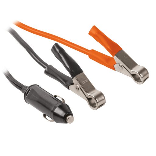 Cables con pinzas para inversor 200 W 2/12: pinza roja y pinzas negras