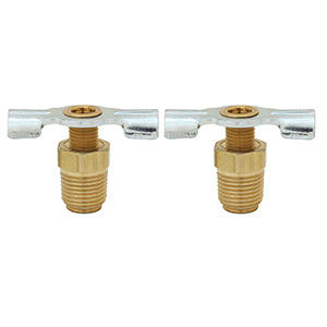 VALVULA PARA DRENAR COMPRESORES DE 1/8", 2 PZA
