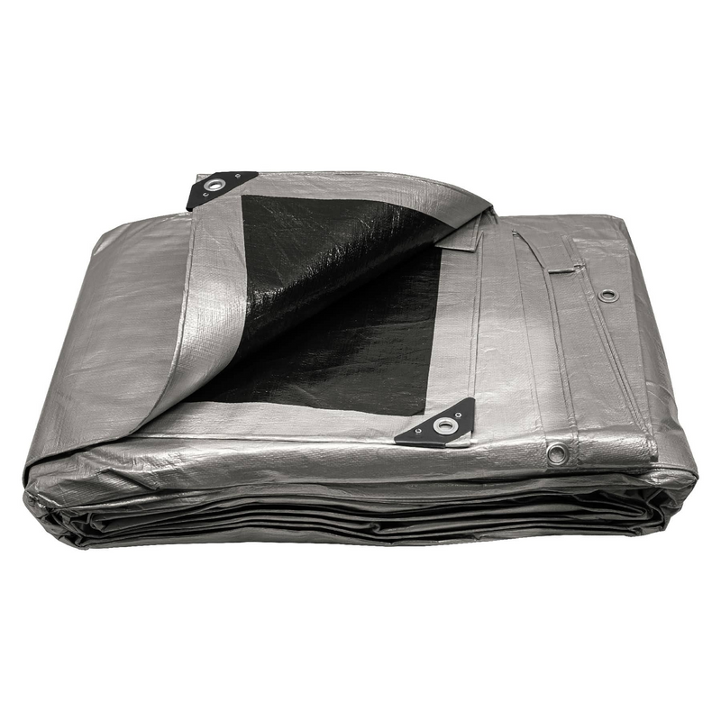 LONA GRIS REFORZADA 6 X 9 M TRUPER