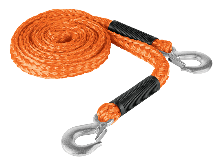 CUERDA PARA REMOLQUE CON GANCHOS 7/8' X 4.5 M TRUPER