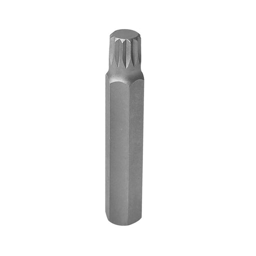 Punta metálica acanalada de 8 mm, cabeza ranurada, pack de 5