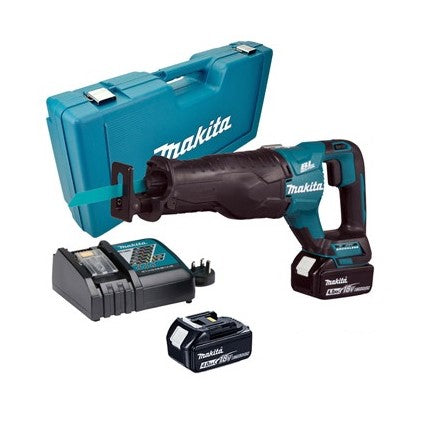 SIERRA RECIPROCA 18V LXT, "BL", 2 BAT. 4.0Ah, CARGADOR Y ESTUCHE. REC. 1-1/4"