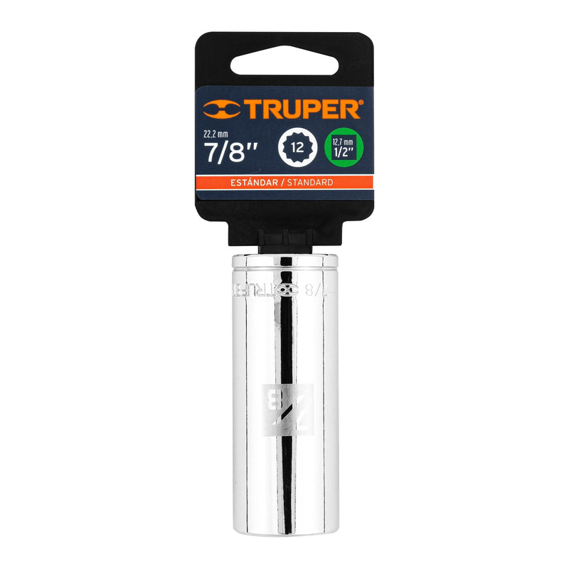 DADO DE 7/8", CUADRO DE 1/2", 12 PUNTAS LARGO, D-1228-EL