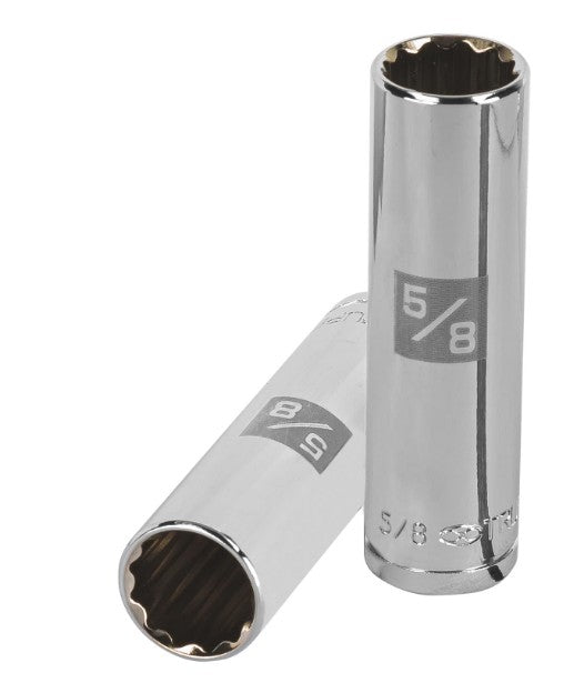 DADO DE 5/8", CUADRO DE 1/2", 12 PUNTAS LARGO, D-1220-EL