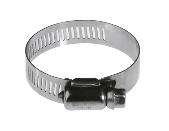 ABRAZADERA SINFIN DE ACERO INOXIDABLE DE 1-1/2" A 2-1/4" (PIEZA)