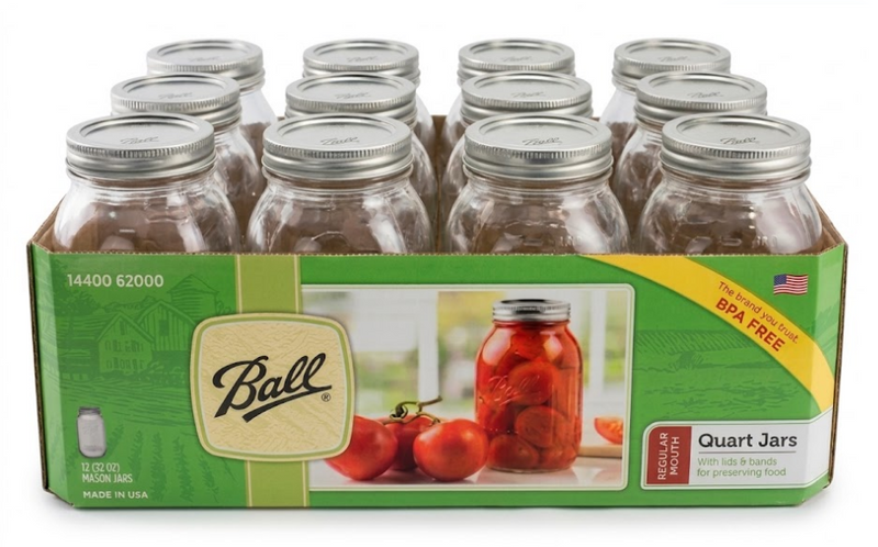 FRASCOS PARA ENVASAR, BOCA REGULAR 32oz (946ml)