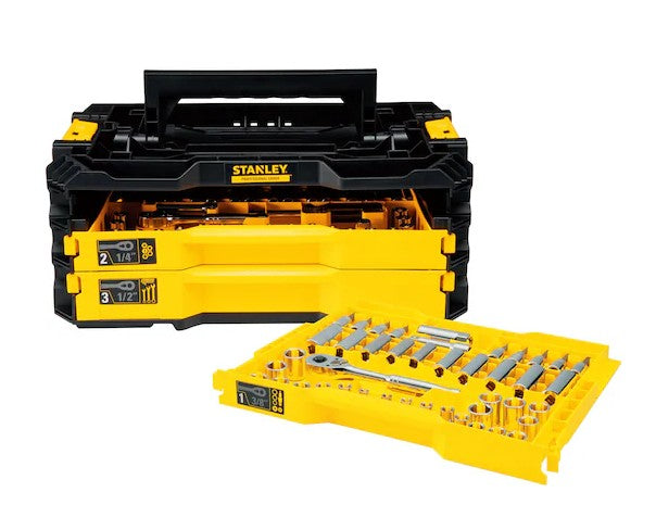 JUEGO DE HERRAMIENTAS MECANICAS 203 PZ STANLEY