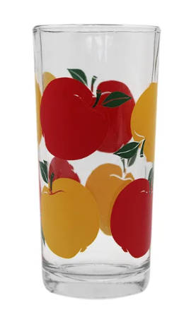 JUEGO PARA BEBIDAS DE CRISTAL 7 PZ (MANZANAS)
