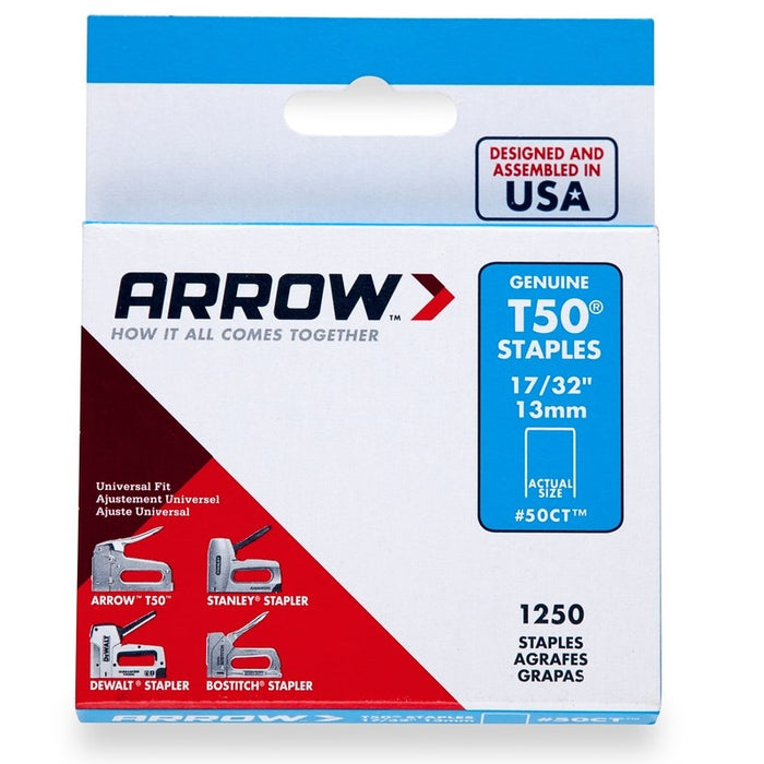 GRAPAS 50CT T50, 17/32", 13MM, ARROW 1250 PZAS