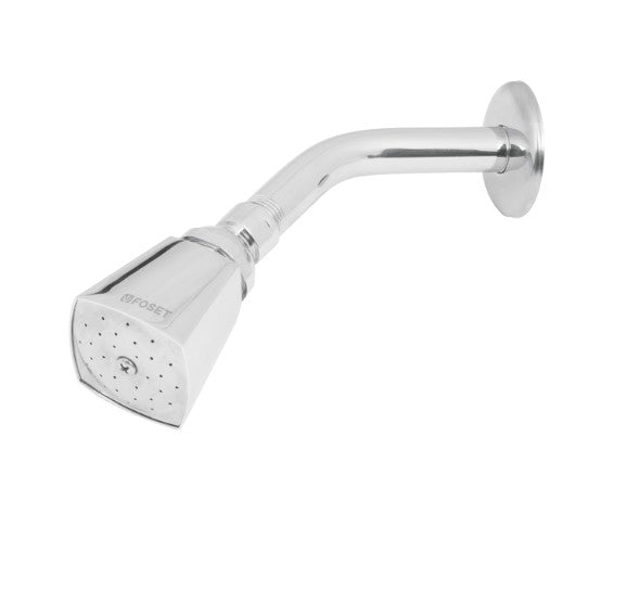 REGADERA CUADRADA 2" BRAZO Y CHAPETON FOSET