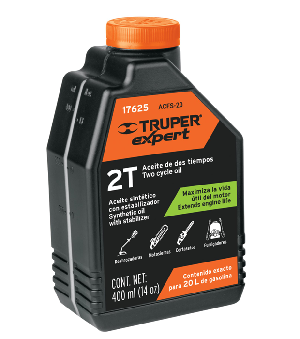 ACEITE PARA MOTOR DE DOS TIEMPOS TRUPER 16 oz (0.47 L)
