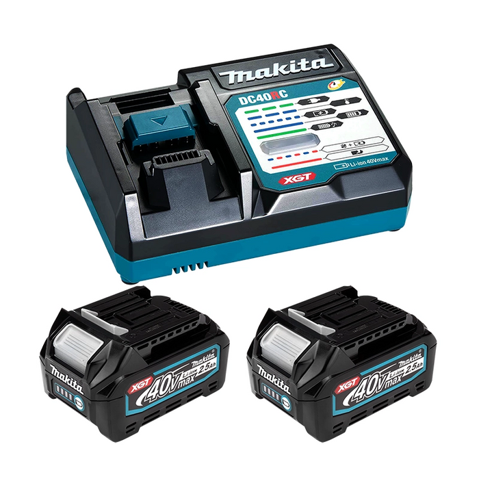 ROTOMARTILLO ATORNILLADOR 40V. MAX, XGT, BL, 2 BAT. 4.0 Ah, CARGADOR Y ESTUCHE 03