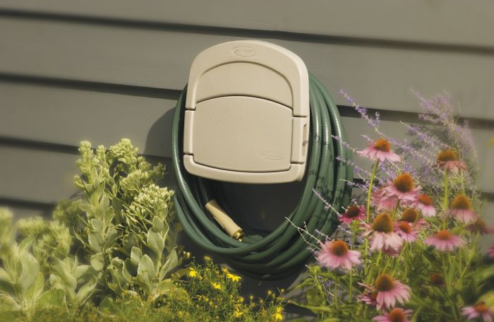 PORTA MANGUERA DE PARED, CAPACIDAD 150 FT., SUNCAST