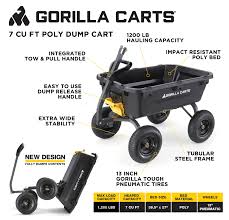 REMOLQUE TRANSPORTADOR GORILA GCG-7 1200 LB NEGRO
