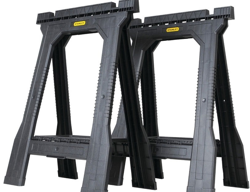 CABALLETE DE TRABAJO PLEGABLE PLASTICO NEGRO STANLEY 800 LBS