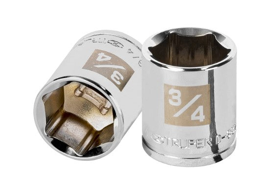 DADO DE 3/4", CUADRO DE 3/8", 6 PUNTAS, D-3824-H