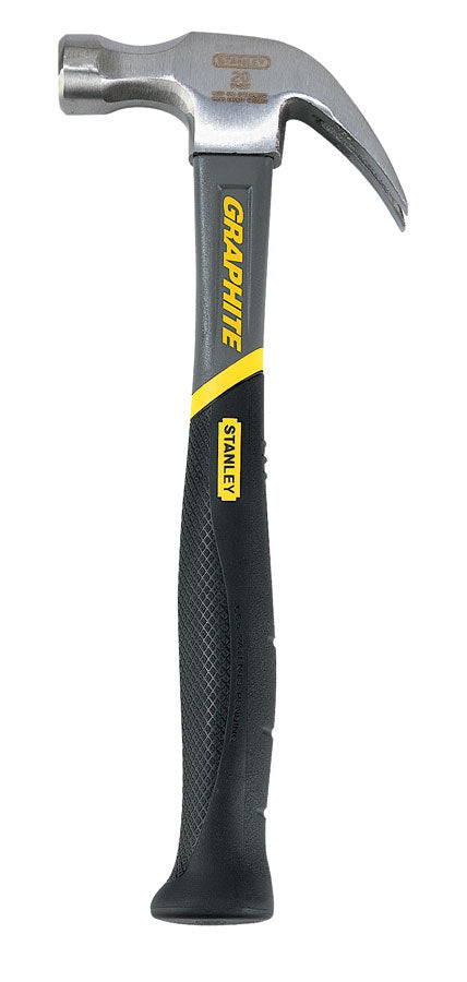 MARTILLO DE UÑA CURVA DE 16 OZ, MANGO DE GRAFITO, STANLEY