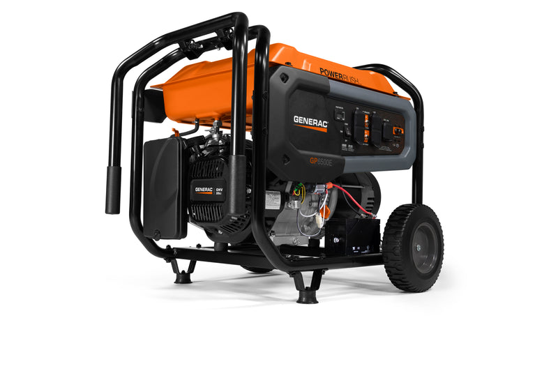 GENERADOR ELECTRICO CON MOTOR A GASOLINA, 6500 W, GENERAC GP6500 G95