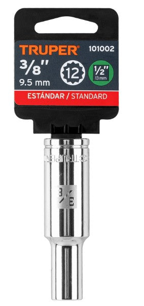 DADO DE 3/8", CUADRO DE 1/2", 12 PUNTAS LARGO, D-1212-EL