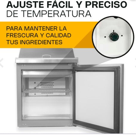 MESA REFRIGERADA DE PREPARACION 6.9 FT