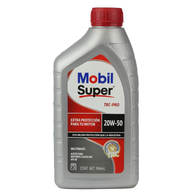 ACEITE P/MOTOR A GASOLINA, MOBIL TRC-PRO 20W50, MULTIGRADO, DE 946 ML