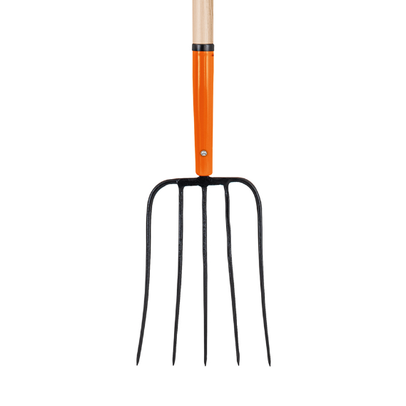 BIELDO DE 5 PICOS, PUÑO 'Y', MANGO DE 35"