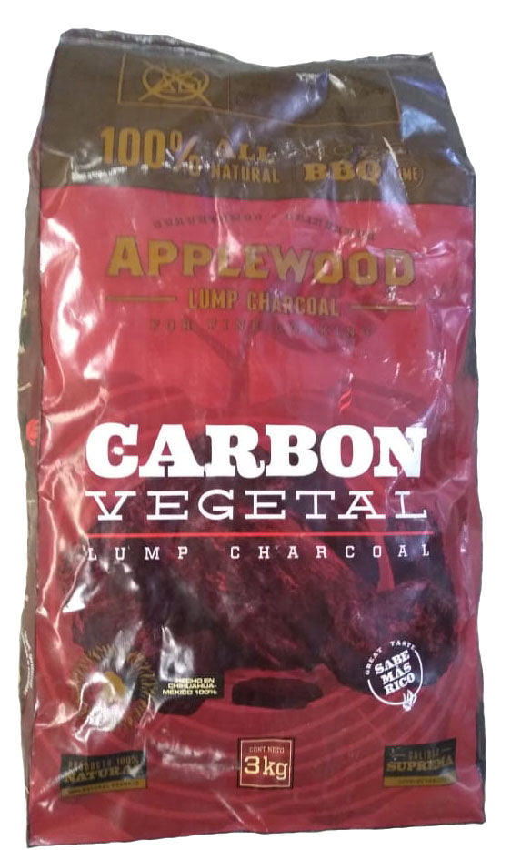 BOLSA DE CARBON APPLE WOOD, DE 3 KGS