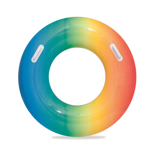 SALVAVIDAS DE 91CM ARCOIRIS 2 COLORES