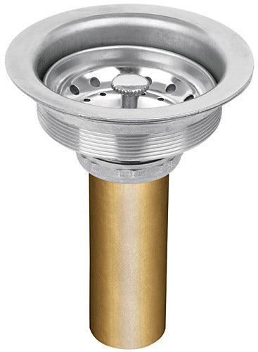CONTRACANASTA DE ACERO INOXIDABLE CON TUBO DE LATÓN