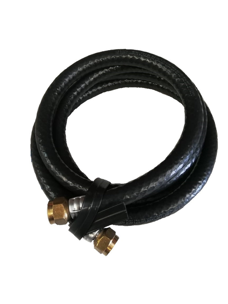 MANGUERA PARA GAS NEGRO 3/8 X 3 m