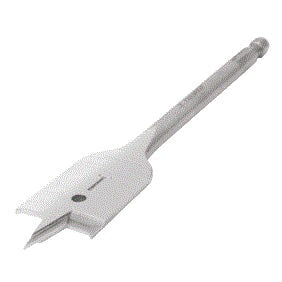 Broca para madera tipo manita de 3/4", vástago metálico con punta afilada