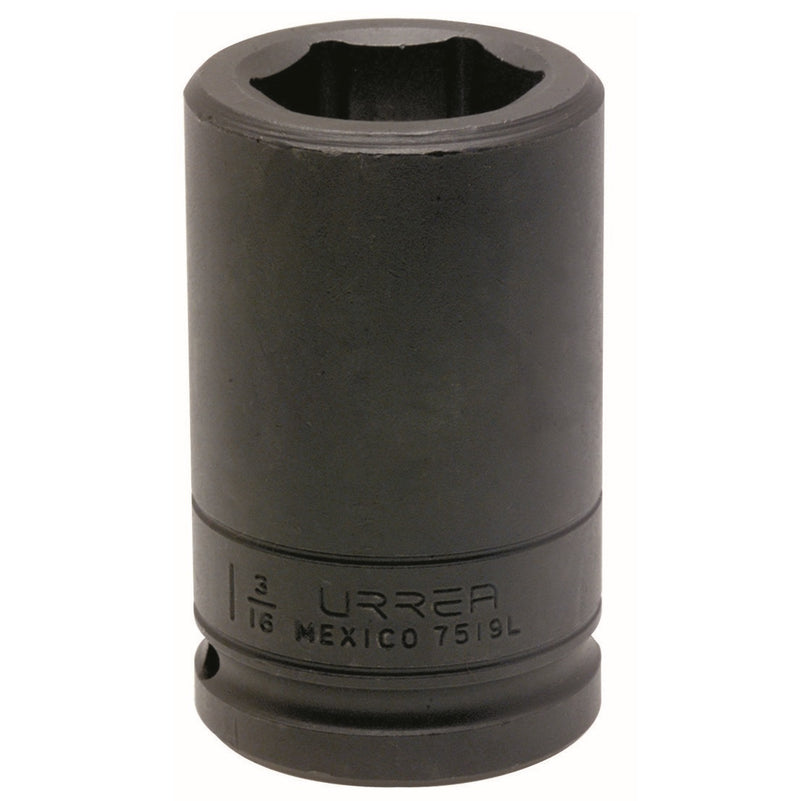 DADO DE IMPACTO DE 1-3/16", CUADRO DE 3/4", 6 PUNTAS, LARGO