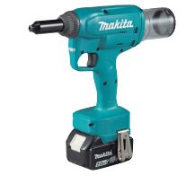 PISTOLA REMACHADORA 6 4 mm 1/4" A 3/16" M/BL LI-ION (SOLO HERRAMIENTA)