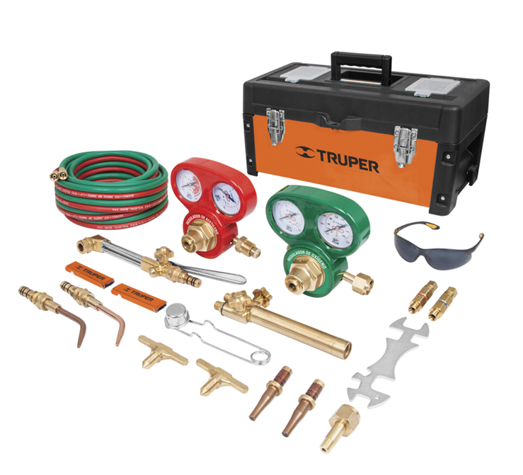 EQUIPO DE CORTE Y SOLDADURA DE USO INDUSTRIAL ESTUCHE METALICO