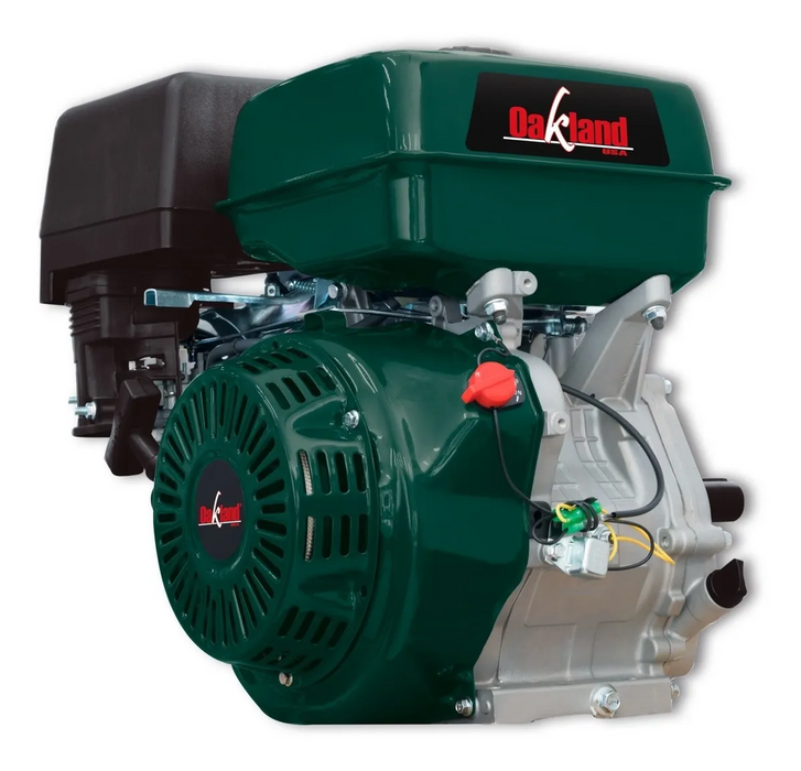 MOTOR A GASOLINA OAKLAND, CAPACIDAD DE 13 HP A 4 TIEMPOS Y ENCENDIDO MANUAL