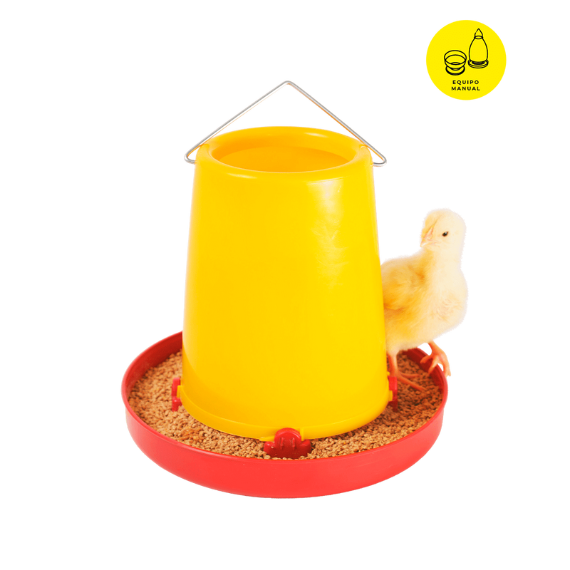 COMEDERO PARA AVES TIPO TOLVA DE 3 KG