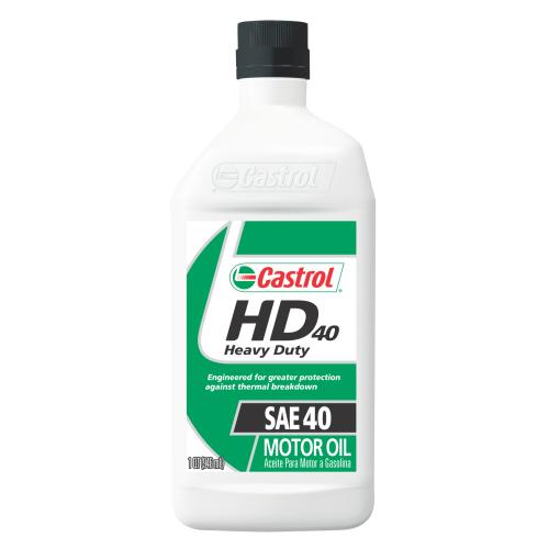 ACEITE P/MOTOR A GASOLINA, CASTROL HEAVY DUTY SAE 40, 946 ML.
