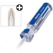 DESARMADOR DE CRUZ 1/4" X 8", MANGO DE PVC
