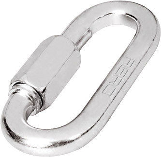 BANDOLA CON SEGURO, DE ACERO, 1/8"