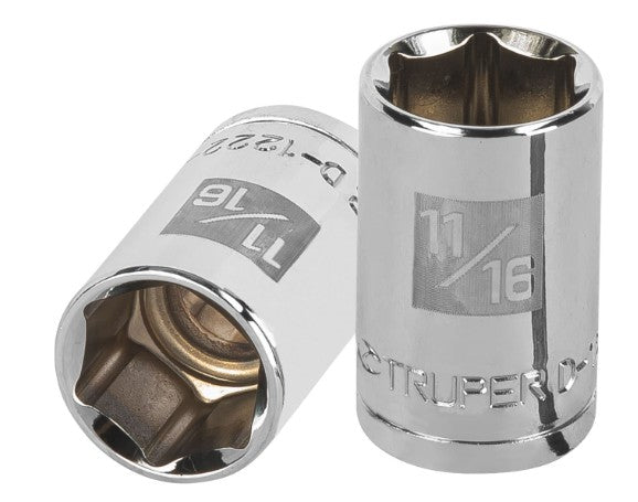 DADO DE 11/16", CUADRO DE 1/2", 6 PUNTAS, D-1222-H